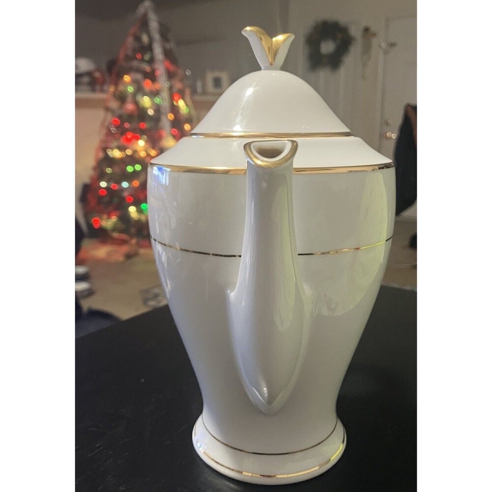 RARE Vintage Heinrich Winterling Porcelain Bavaria Germany Tea Pot/lid w-54073 - Picture 1 of 16